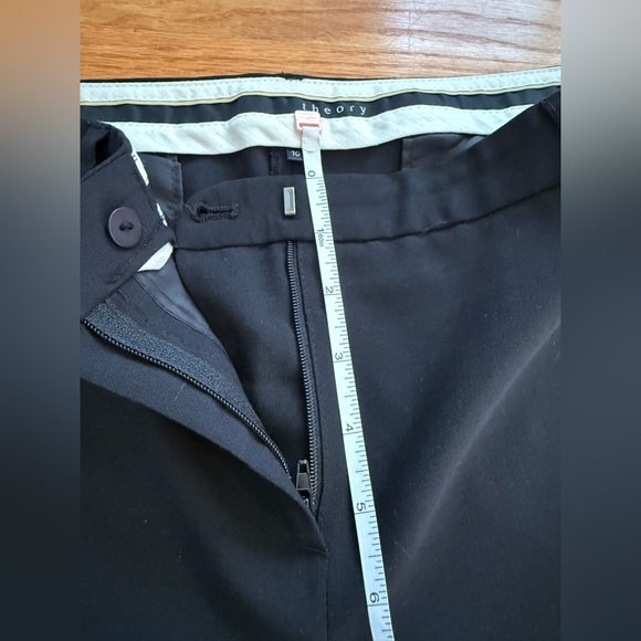 Theory Black Women's Pants, Size 10 - Picture 9 of 13